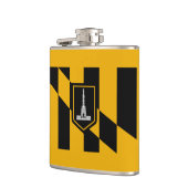 Flagge Baltimore Flasche Flachmann (Links)