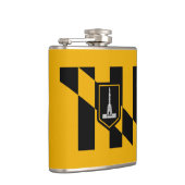 Flagge Baltimore Flasche Flachmann (Rechts)
