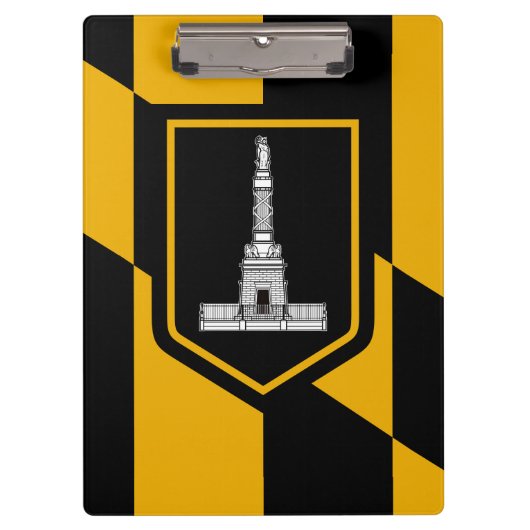 Flagge Baltimore, Maryland Clipboard Klemmbrett (Vorderseite)