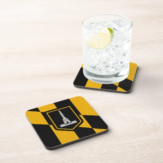 Flagge Baltimore, Maryland Drink Untersetzer (Rechte Seite)