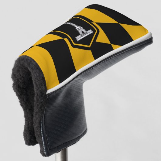 Flagge Baltimore, Maryland Golf Head Cover Headcover (3/4 Vorderseite)