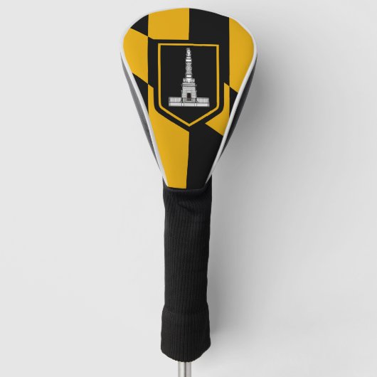 Flagge Baltimore, Maryland Golf Headcover (Vorderseite)