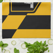 Flagge Baltimore, Maryland Handtuch (Gefaltet)