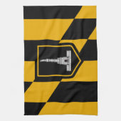 Flagge Baltimore, Maryland Handtuch (Vertikal)