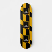 Flagge Baltimore, Maryland Skateboard (Vorne)