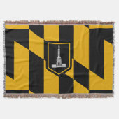 Flagge Baltimore, Maryland Throw Blanket Decke (Vorderseite)