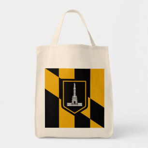 Flagge Baltimore, Maryland Tragetasche