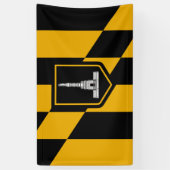 Flagge Baltimore (Maryland, USA) Banner (Vertikal)