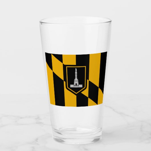 Flagge Baltimore (Maryland, USA) Glas (Vorderseite)