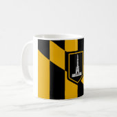 Flagge Baltimore (Maryland, USA) Kaffeetasse (Vorderseite Links)