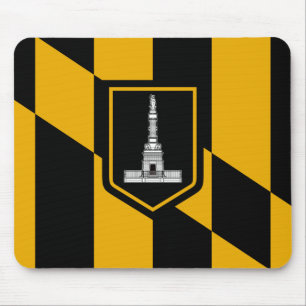 Flagge Baltimore (Maryland, USA) Mousepad