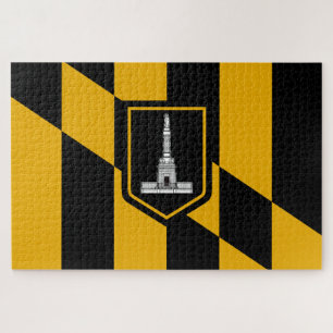 Flagge Baltimore (Maryland, USA) Puzzle