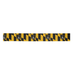 Flagge Baltimore (Maryland, USA) Satinband