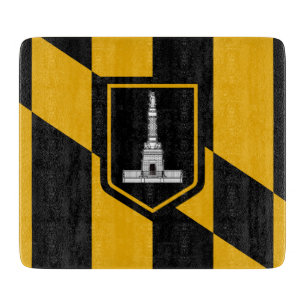 Flagge Baltimore (Maryland, USA) Schneidebrett