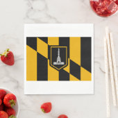Flagge Baltimore (Maryland, USA) Serviette (Beispiel)