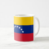 Flagge/Bandera von/de Venezuela Kaffeetasse (VorderseiteRechts)