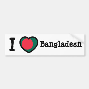 Flagge Bangladesch Autoaufkleber