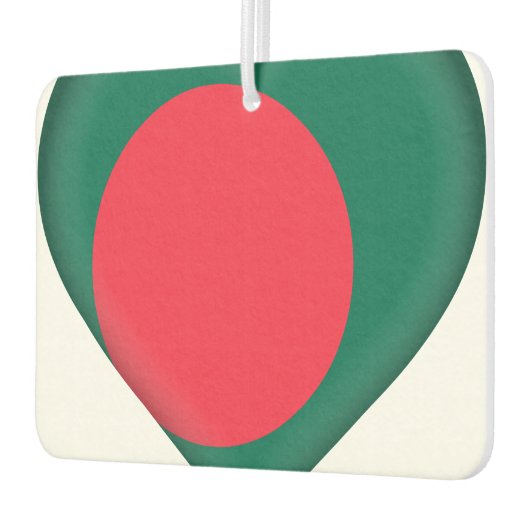 Flagge Bangladesch Autolufterfrischer (Links)
