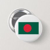 Flagge Bangladesch Button (Vorne & Hinten)