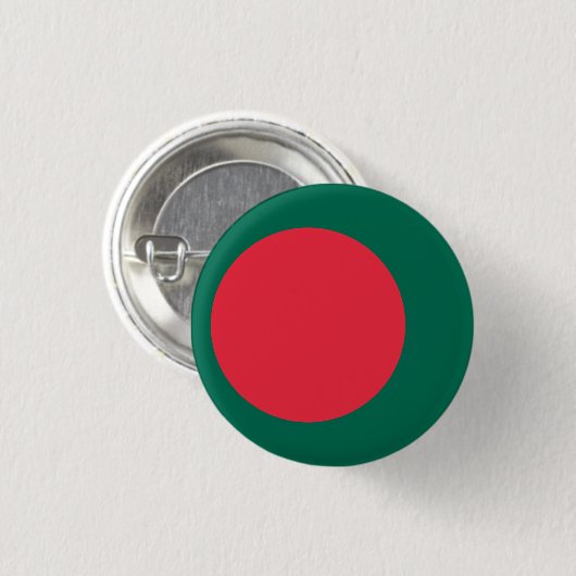 Flagge Bangladesch Button (Vorne & Hinten)