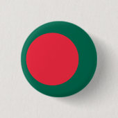 Flagge Bangladesch Button (Vorderseite)