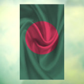 Flagge Bangladesch Fensteraufkleber (Blatt 3)
