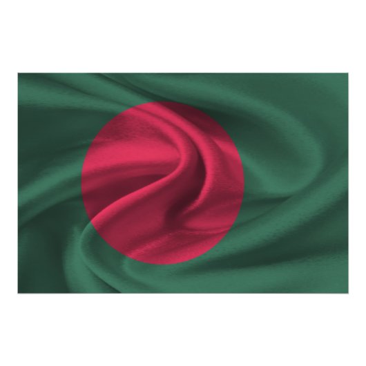 Flagge Bangladesch Fotodruck (Vorne)