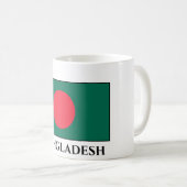 Flagge Bangladesch Kaffeetasse (VorderseiteRechts)