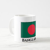 Flagge Bangladesch Kaffeetasse (Vorderseite Links)