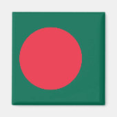 Flagge Bangladesch Magnet (Vorne)
