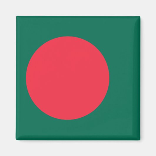 Flagge Bangladesch Magnet (Vorne)