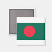 Flagge Bangladesch Magnet (Vorderseite/Rückseite)