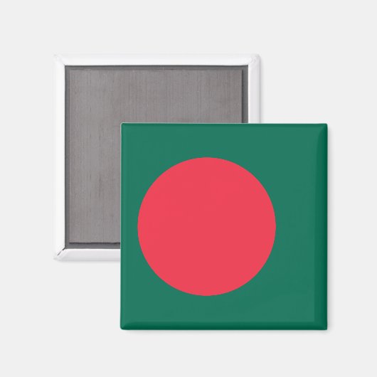 Flagge Bangladesch Magnet (Vorderseite/Rückseite)