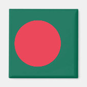 Flagge Bangladesch Magnet (Vorne)