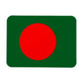 Flagge Bangladesch Magnet (Horizontal)