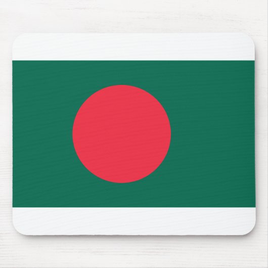 Flagge Bangladesch Mousepad (Vorne)