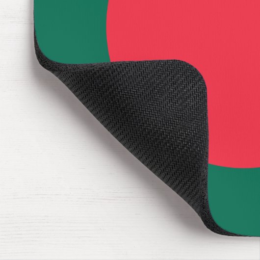 Flagge Bangladesch Mousepad (Ecke)