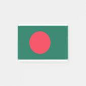 Flagge Bangladesch Post-it Klebezettel (Vorderseite)