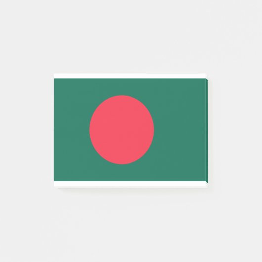 Flagge Bangladesch Post-it Klebezettel (Vorderseite)