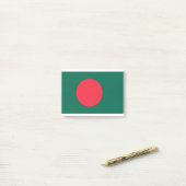 Flagge Bangladesch Post-it Klebezettel (Auf Schreibtisch)