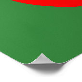 Flagge Bangladesch Poster (Ecke)