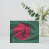 Flagge Bangladesch Postkarte (Stehend Vorderseite)