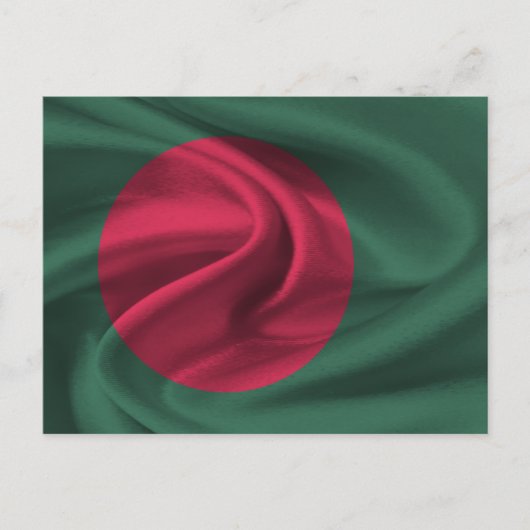 Flagge Bangladesch Postkarte (Vorderseite)