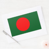 Flagge Bangladesch Rechteckiger Aufkleber (Umschlag)