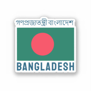 Flagge Bangladeschs Aufkleber