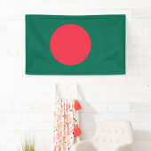 Flagge Bangladeschs (Bangladesch) Banner (Insitu)