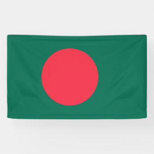 Flagge Bangladeschs (Bangladesch) Banner
