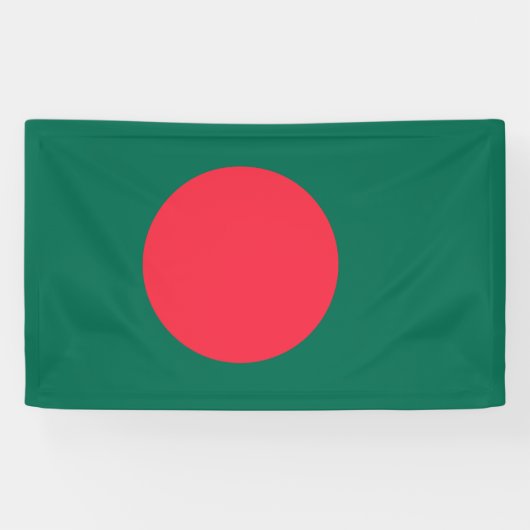 Flagge Bangladeschs (Bangladesch) Banner (Horizontal)