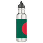 Flagge Bangladeschs (Bangladesch) Edelstahlflasche (Links)