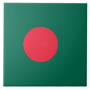 Flagge Bangladeschs (Bangladesch) Fliese